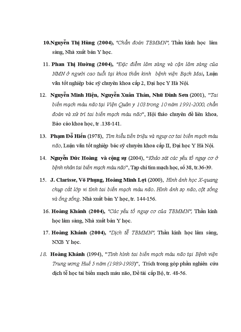 image for page Nghiên cứu một số đặc điểm dịch tễ và yếu tố nguy cơ của các bệnh nhân TBMMN tại bệnh viện đa khoa tỉnh Long An giai đoạn 2008 2010