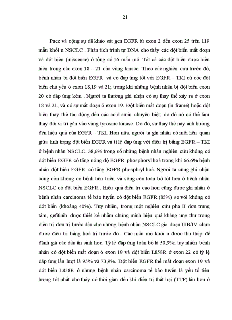 image for page Xác định tần xuất bộc lộ yếu tố phát triển biểu mô và mối liên quan với các phân týp mô học UTBMT phổi