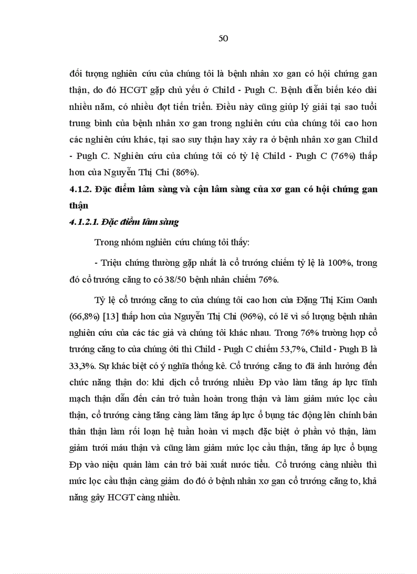 image for page Nghiên cứu đặc điểm lâm sàng một số xét nghiệm cận lâm sàng của bệnh nhân xơ gan có HCGT 1