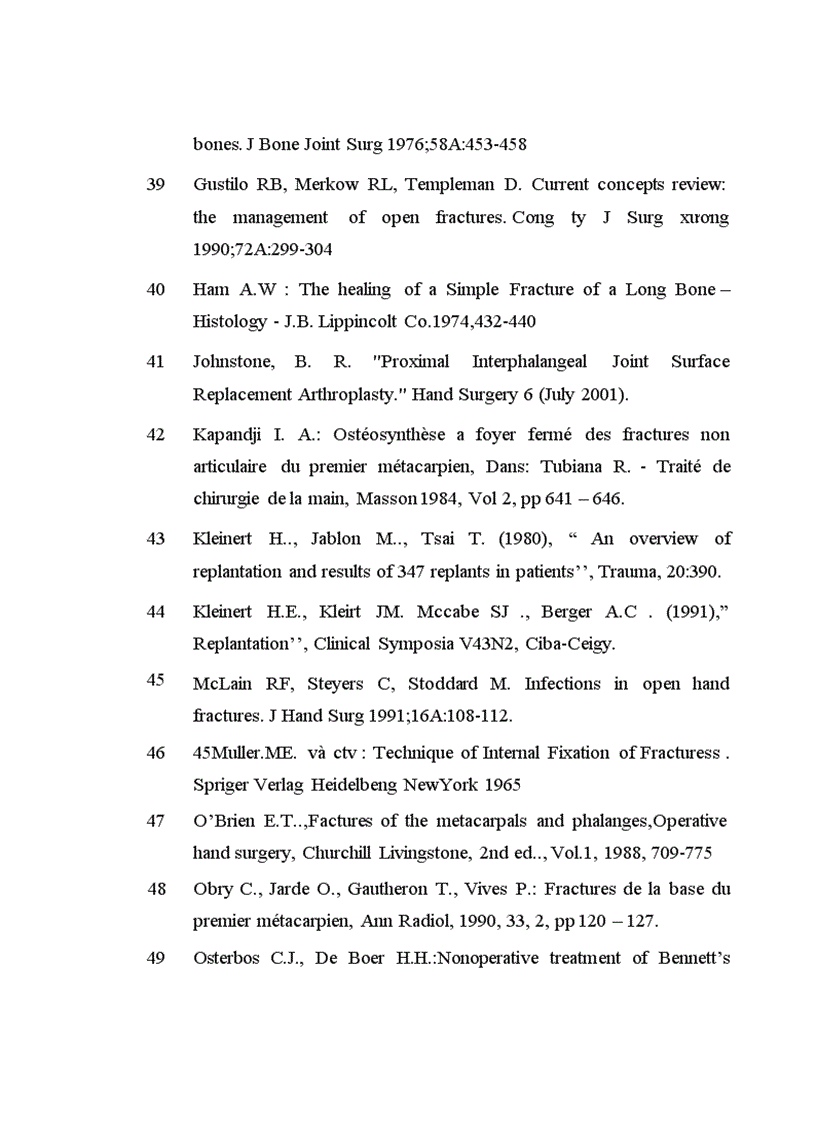 image for page Đánh giá kết quả phẫu thuật gãy xương bàn tay ngón tay bằng nẹp vít