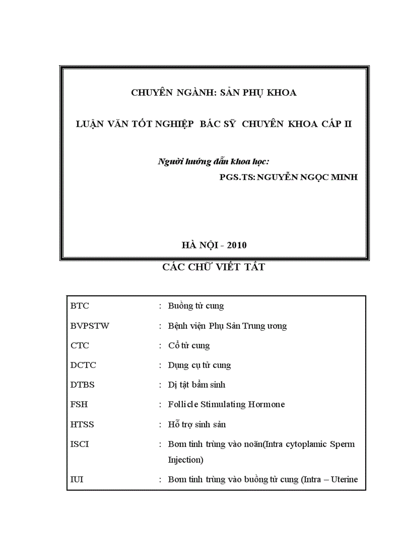 image for page Xác định tỷ lệ và một số yếu tố ảnh hưởng đến vô sinh của các cặp vợ chồng trong độ tuổi sinh đẻ tại huyện Ba Vì từ tháng 4 2010 đến tháng 9 2010