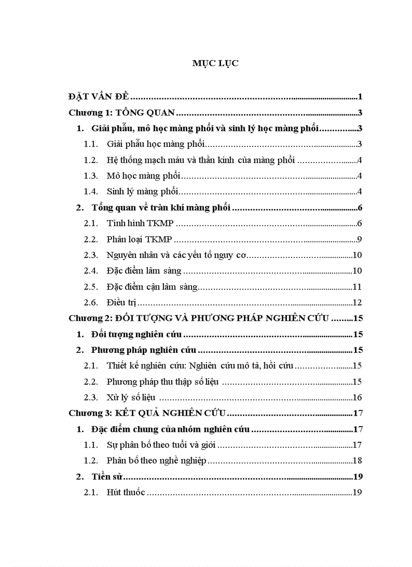 image for page Mô tả đặc điểm lâm sàng cận lâm sàng ở những bệnh nhân dưới 45 tuổi bị TKMP