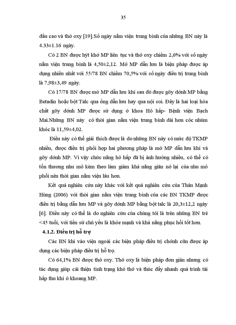 image for page Mô tả đặc điểm lâm sàng cận lâm sàng ở những bệnh nhân dưới 45 tuổi bị TKMP