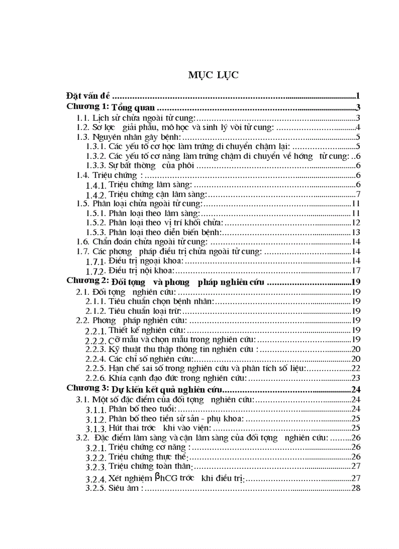 image for page Nghiên cứu chẩn đoán và xử trí chửa ngoài tử cung năm 2008 và năm 2003 tại Bệnh viện Phụ sản Trung ương 1