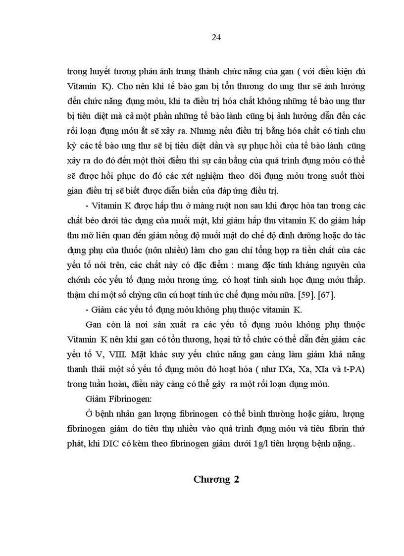 image for page Nghiên cứu một số yếu tố có liên quan đến rối loạn đông máu ở bệnh nhân ung thư gan nguyên phát có hóa trị liệu 1