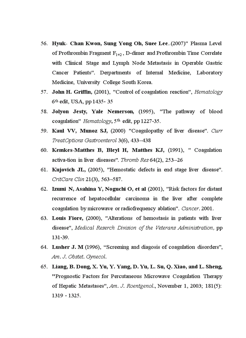 image for page Nghiên cứu một số yếu tố có liên quan đến rối loạn đông máu ở bệnh nhân ung thư gan nguyên phát có hóa trị liệu 1