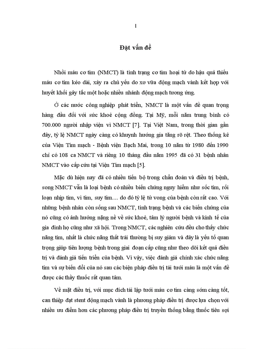 image for page Khảo sát các yếu tố ảnh hưởng tới sự biến đổi chức năng thất trái của bệnh nhân NMCT sau can thiệp đặt stent động mạch vành