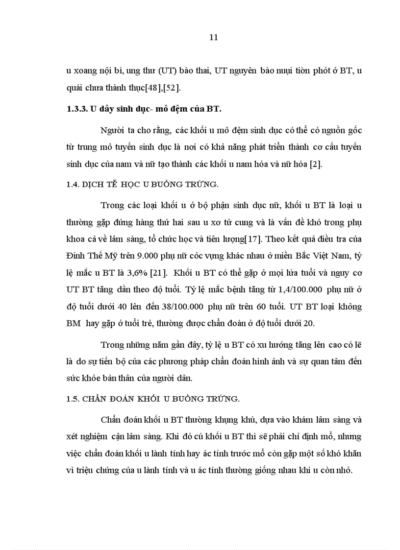 image for page Nhận xét lâm sàng cận lâm sàng và giá trị sinh thiết tức thì trong chẩn đoán u buồng trứng tại bệnh viện K
