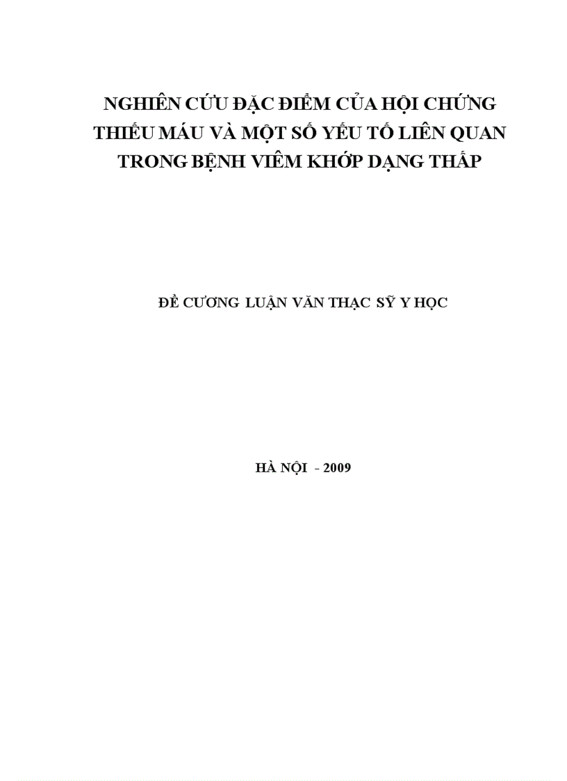 image for page Nghiên cứu đặc điểm của hội chứng thiếu máu và một số yếu tố liên quan trong bệnh viêm khớp dạng thấp 1