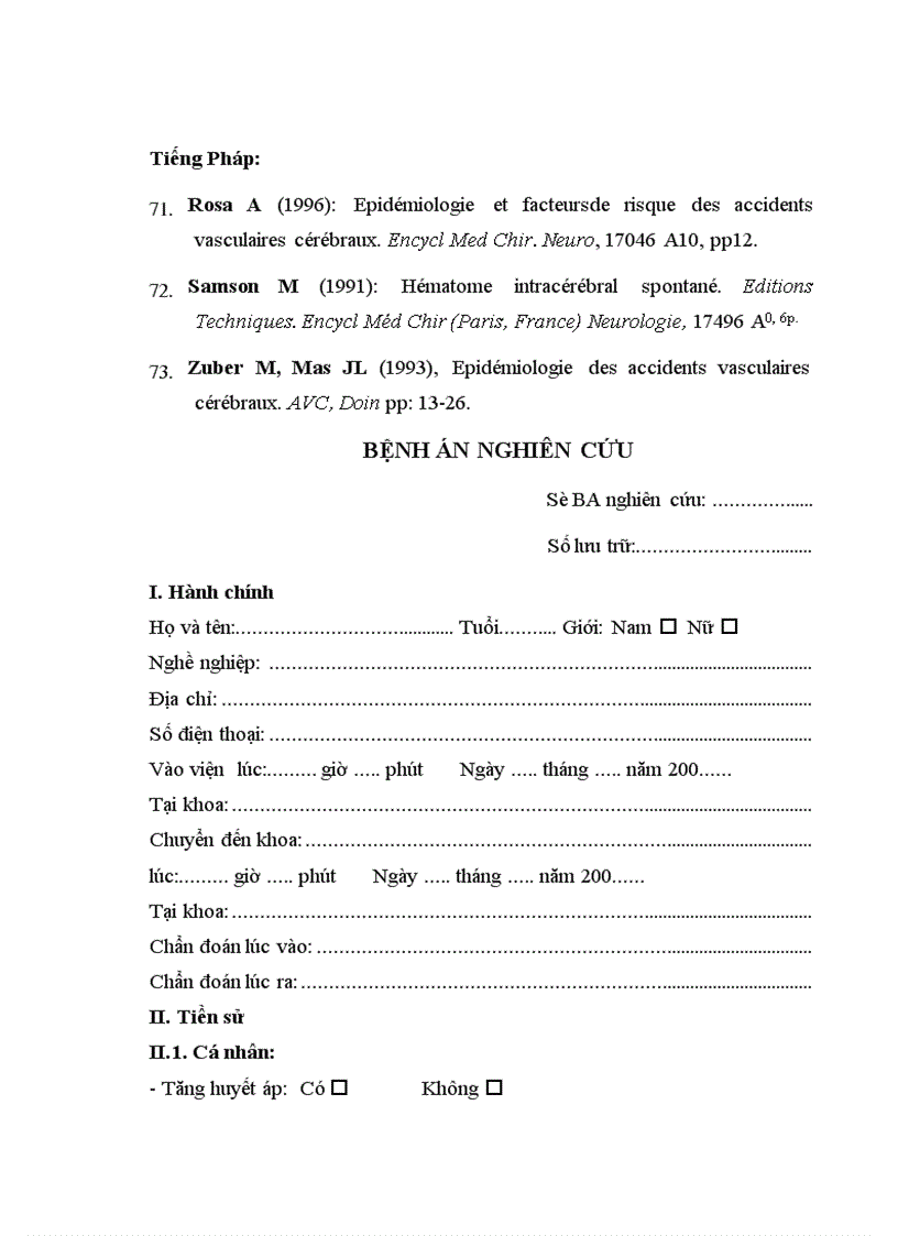 image for page Nghiên cứu một số yếu tố nguy cơ tai biến mạch máu não ở bệnh nhân trên 50 tuổi tại Viện Lão Khoa Quốc Gia