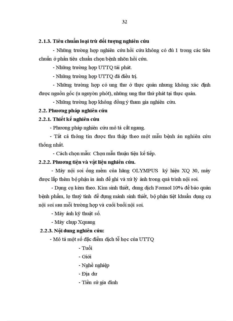 image for page Nghiên cứu đặc điểm lâm sàng và mô bệnh học ung thư biểu mô thực quản 1