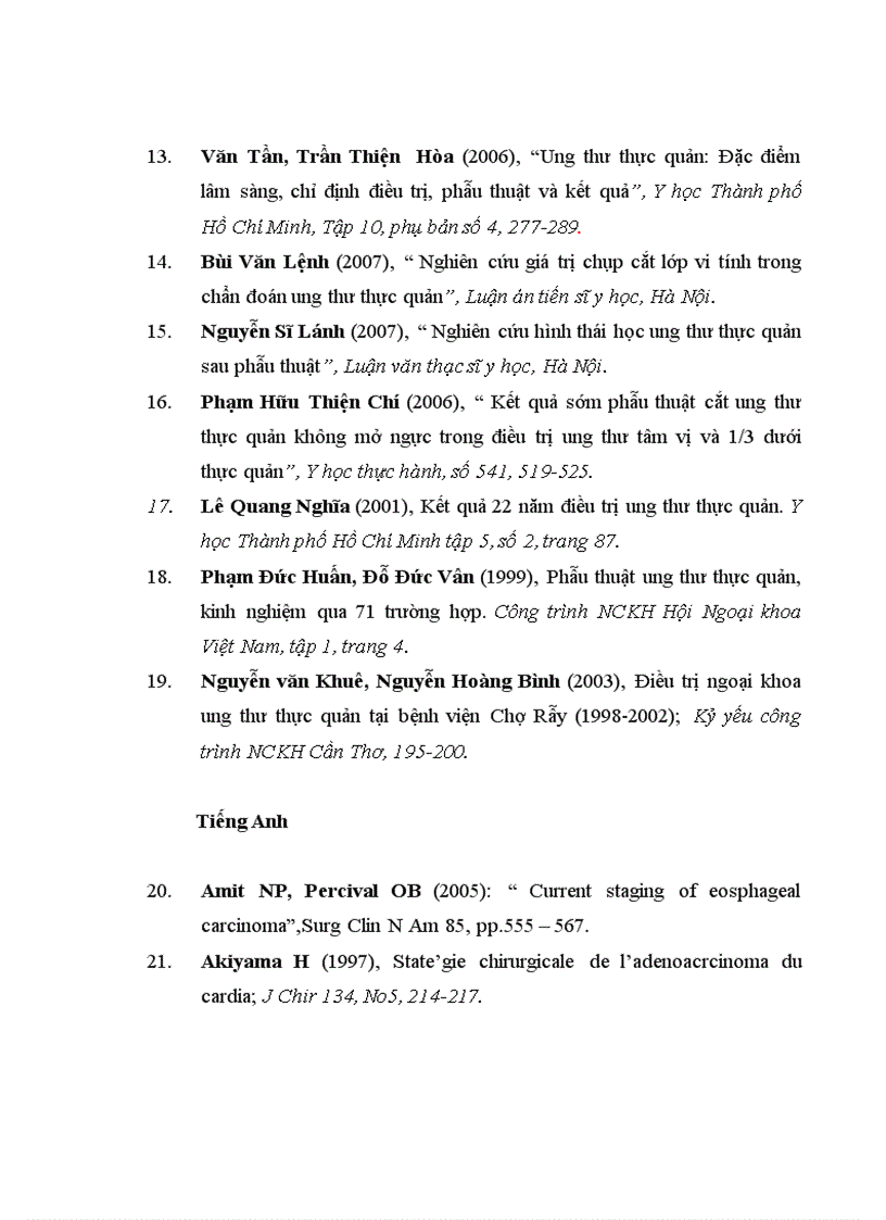 image for page Nghiên cứu đặc điểm lâm sàng và mô bệnh học ung thư biểu mô thực quản 1