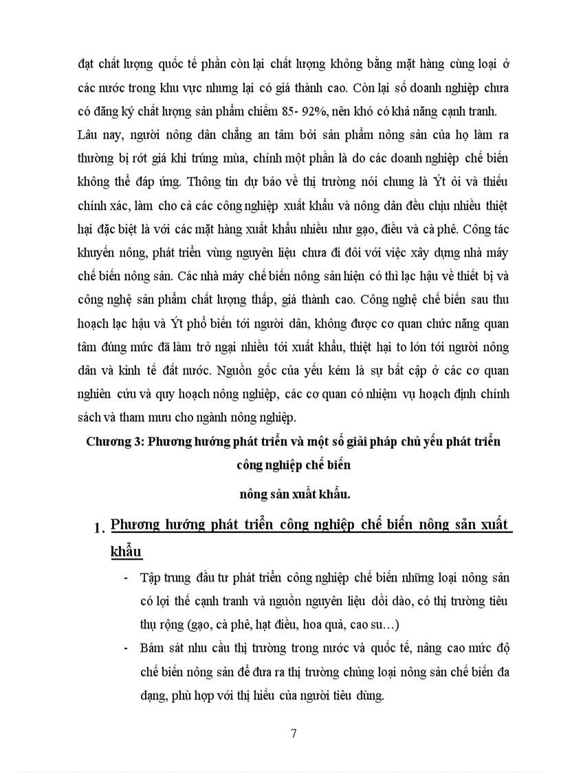 image for page Thực trạng phát triển công nghiệp chế biến nông sản xuất khẩu và một số giải pháp chủ yếu