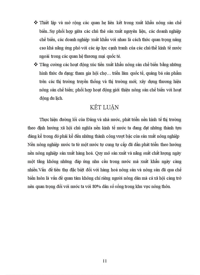 image for page Thực trạng phát triển công nghiệp chế biến nông sản xuất khẩu và một số giải pháp chủ yếu