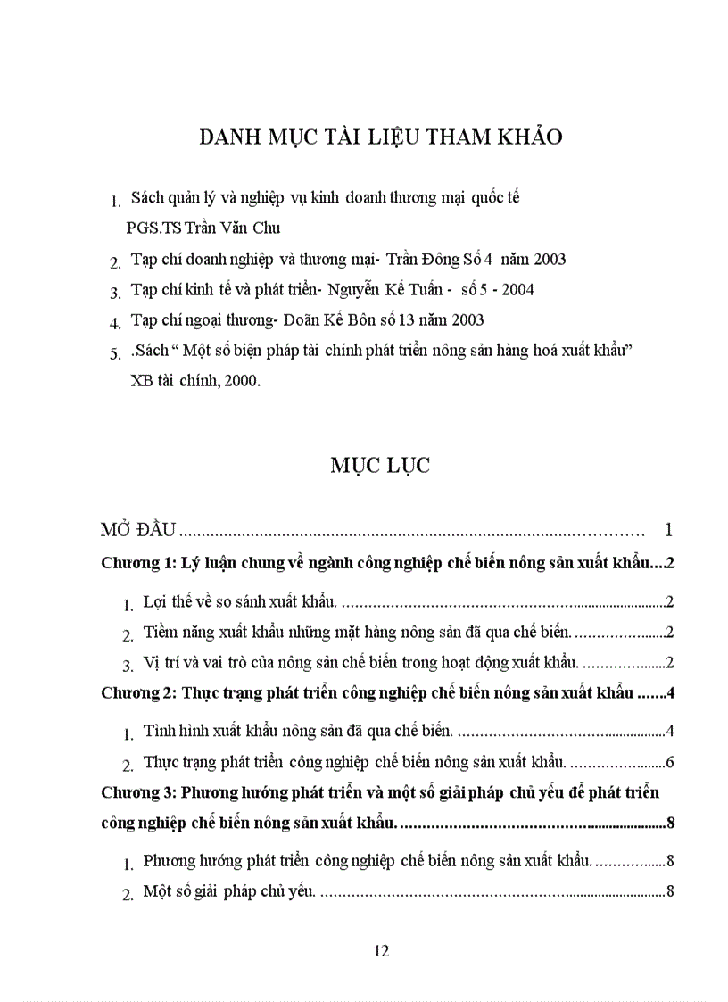image for page Thực trạng phát triển công nghiệp chế biến nông sản xuất khẩu và một số giải pháp chủ yếu