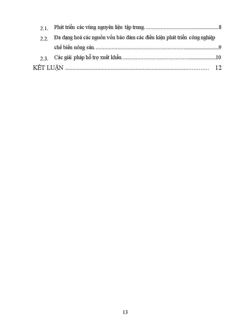 image for page Thực trạng phát triển công nghiệp chế biến nông sản xuất khẩu và một số giải pháp chủ yếu