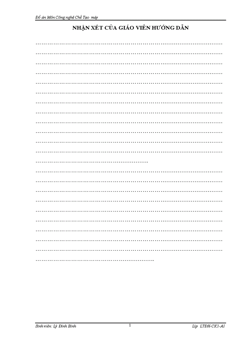 image for page Thiết kế quy trình công nghệ gia công chi tiết 1