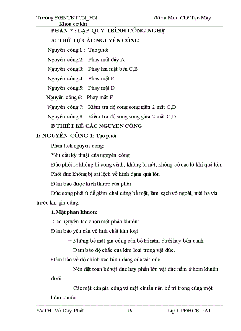 image for page Phân tích chi tiết gia công và xác định dạng sản xuất