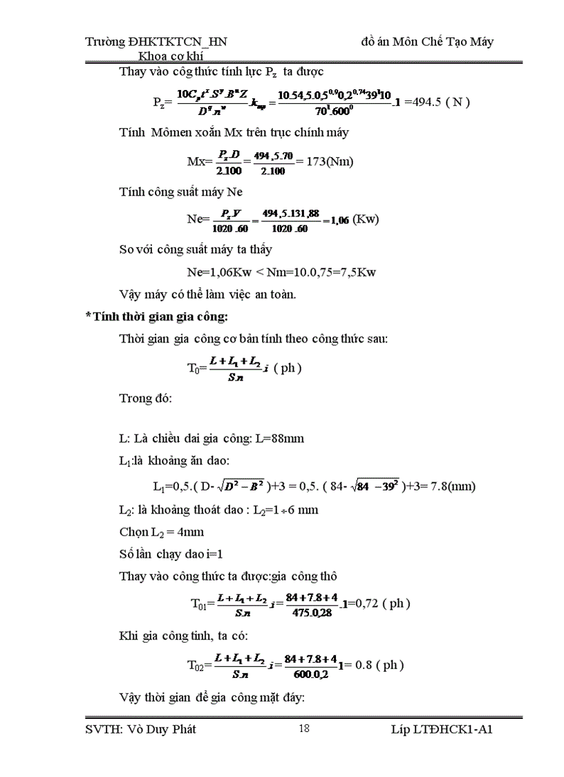 image for page Phân tích chi tiết gia công và xác định dạng sản xuất