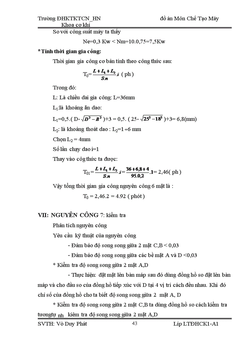 image for page Phân tích chi tiết gia công và xác định dạng sản xuất