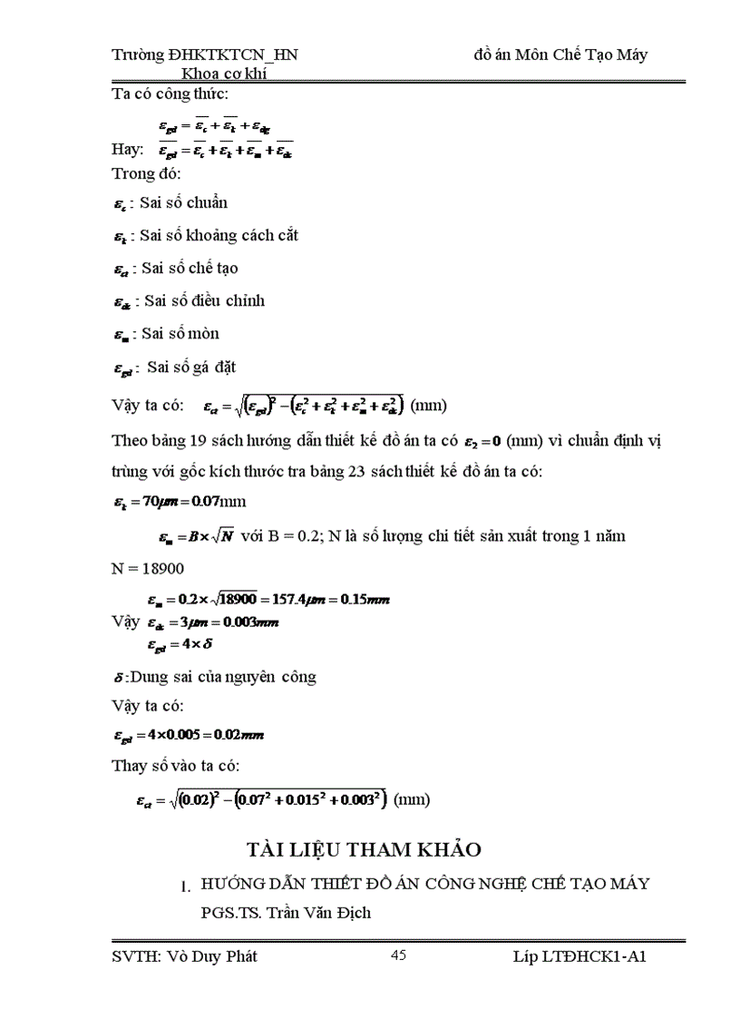 image for page Phân tích chi tiết gia công và xác định dạng sản xuất