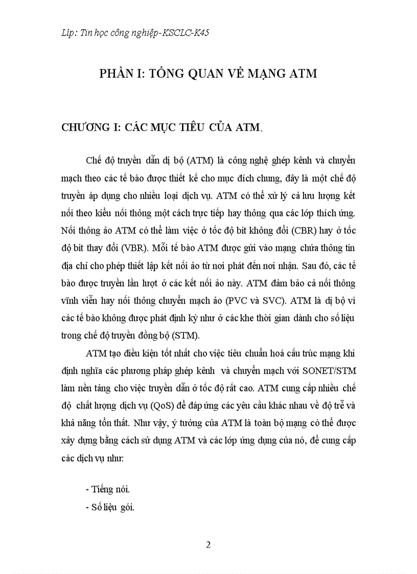 image for page Các lớp Vật lý ATM AAL