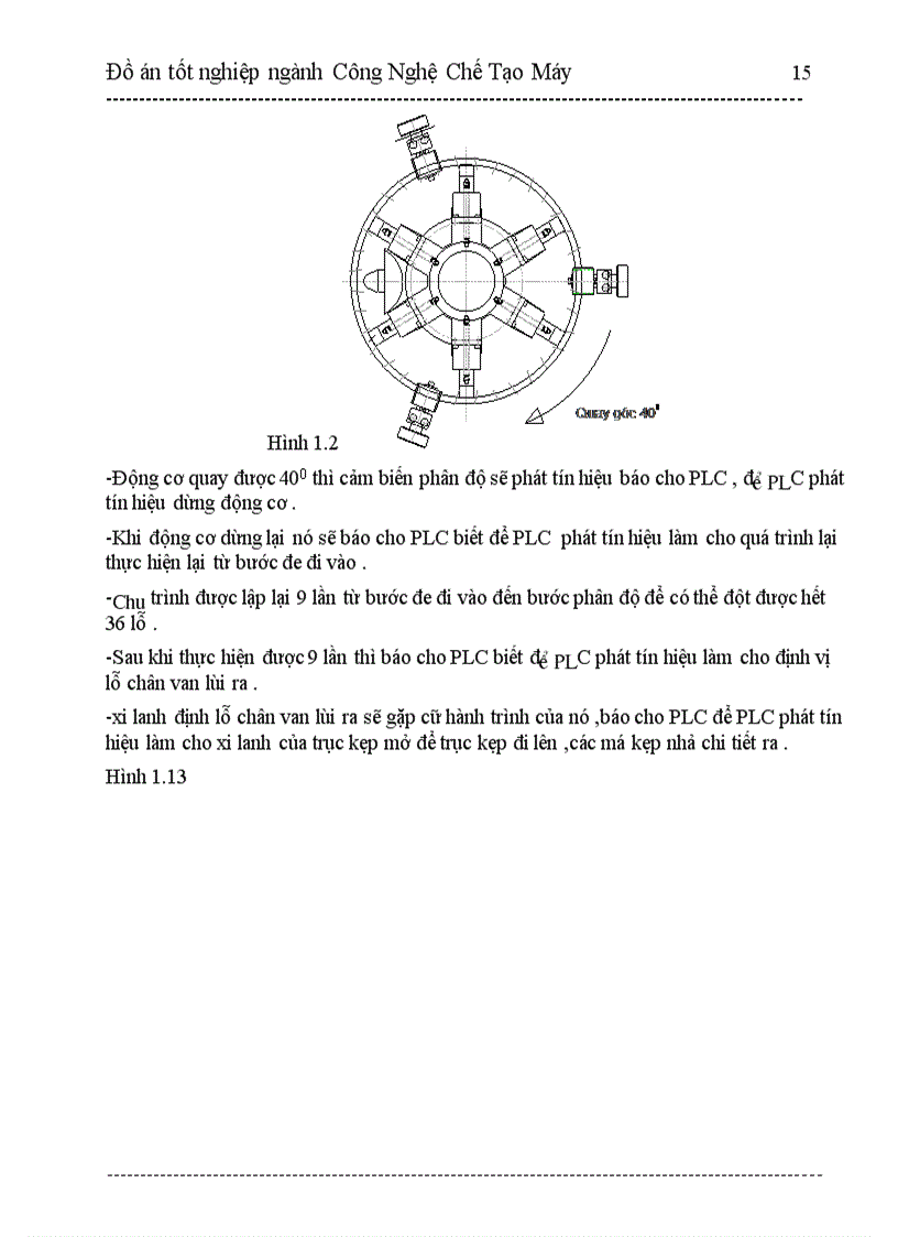 image for page Thiết kế máy tự động đột lỗ vành xe máy điều khiển bằng PLC