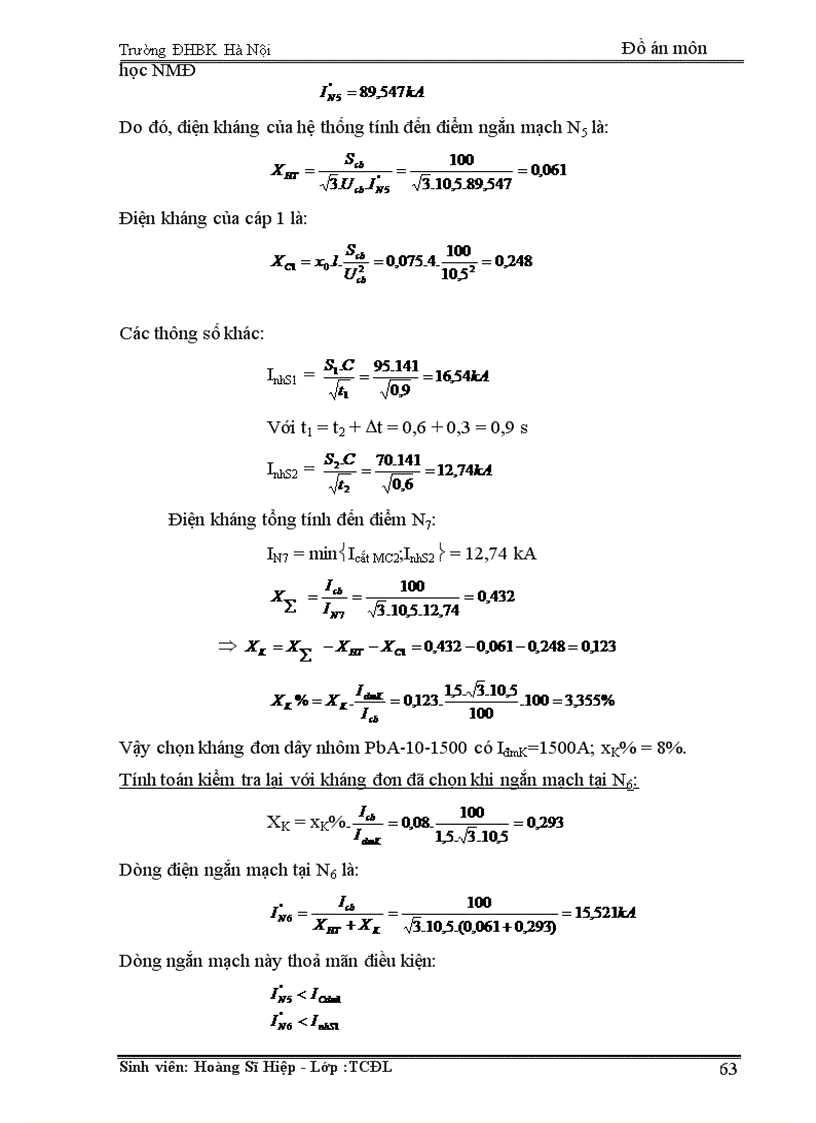 image for page Tính toán phụ tải và cân bằng công suất