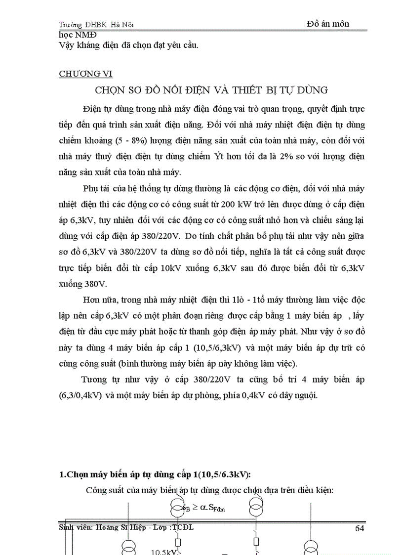 image for page Tính toán phụ tải và cân bằng công suất