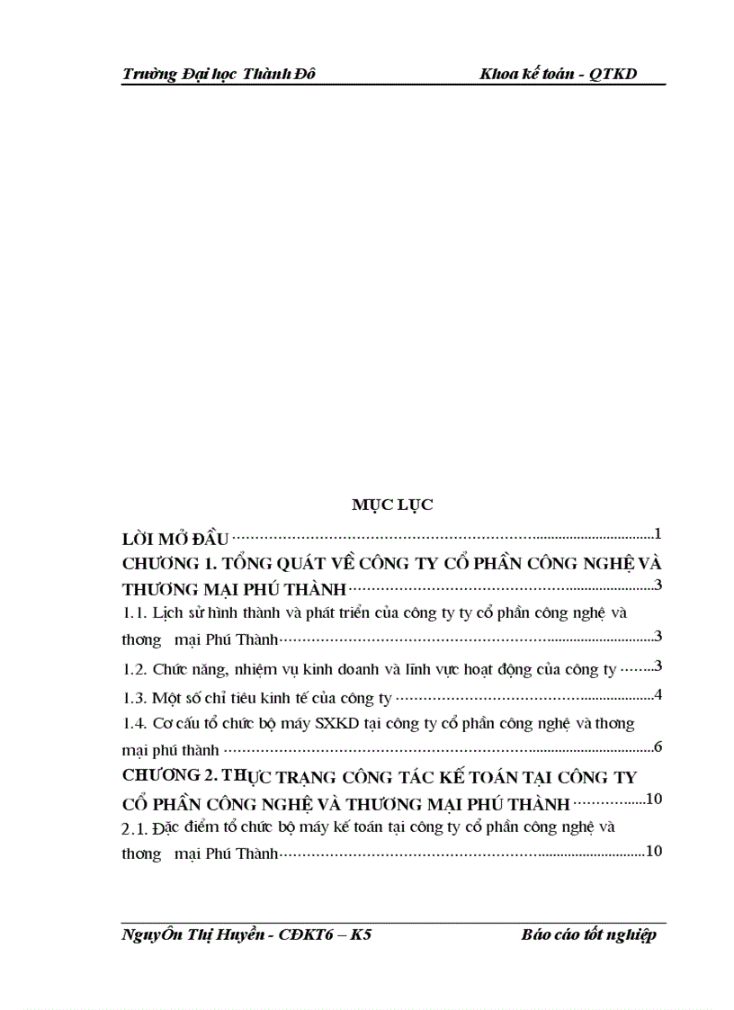 image for page Hoàn thiện công tác kế toán bán hàng và xác định kết quả kinh doanh tại công ty cổ phần công nghệ và thương mại Phú Thành