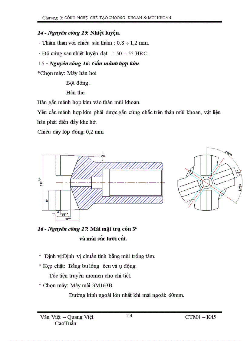 image for page Công nghệ chế tạo choòng khoan mũi khoan