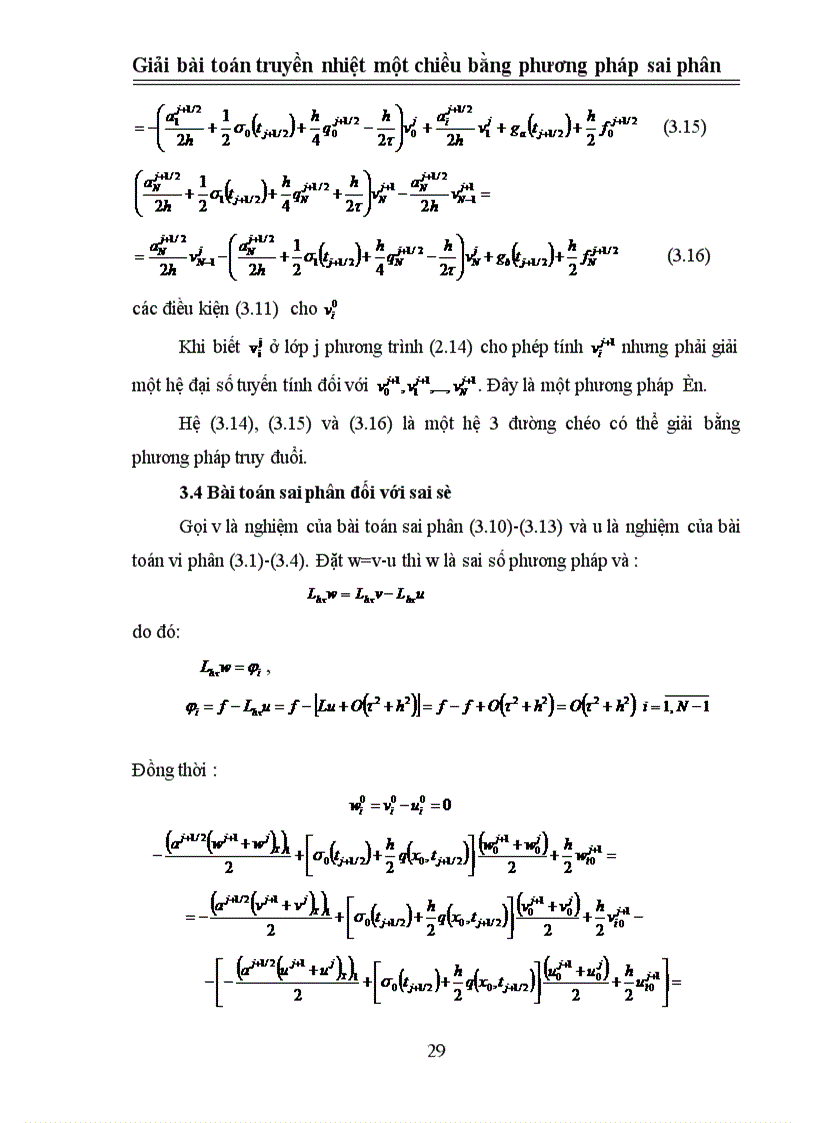 image for page Giải bài toán truyền nhiệt một chiều bằng phương pháp sai phân 1