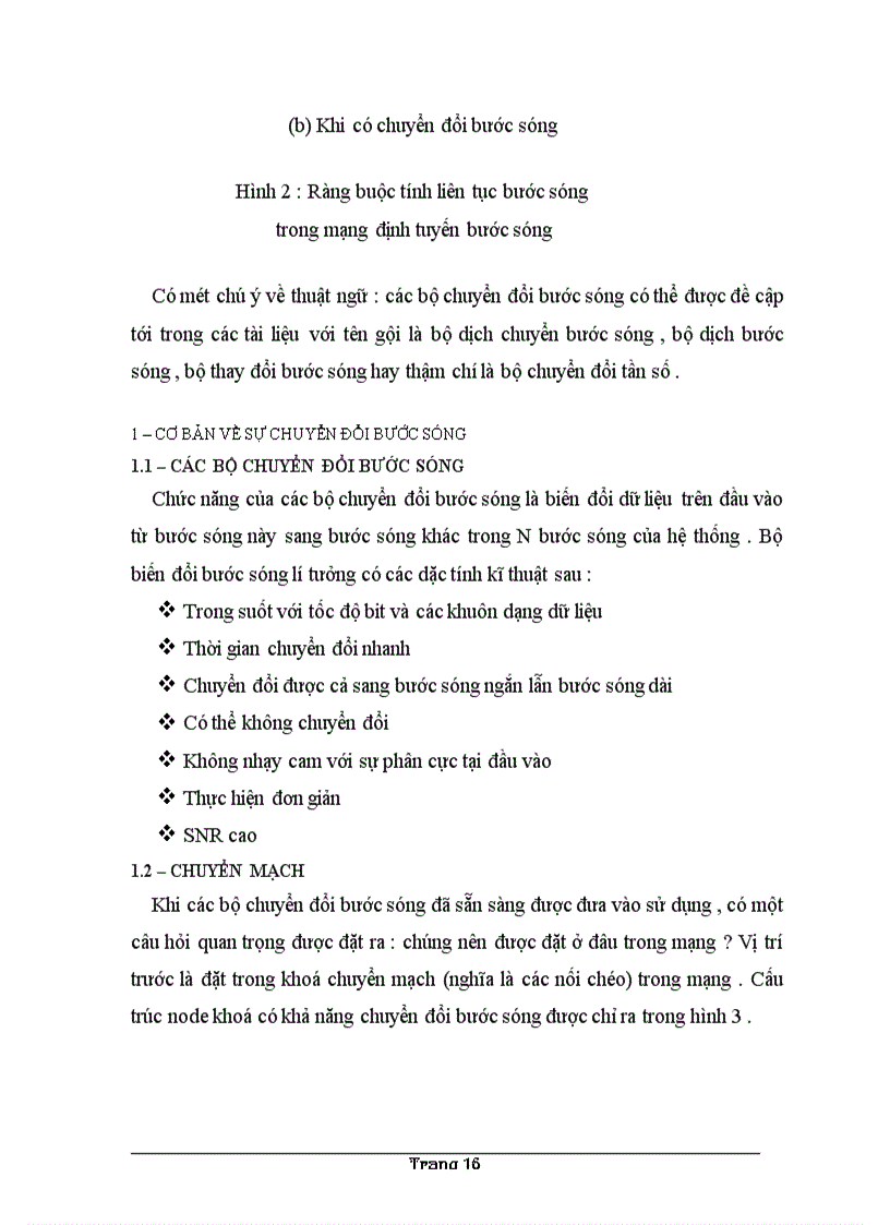 image for page Phân loại và ứng dụng bài toán RWA trong phân bổ và quản lý lightpath