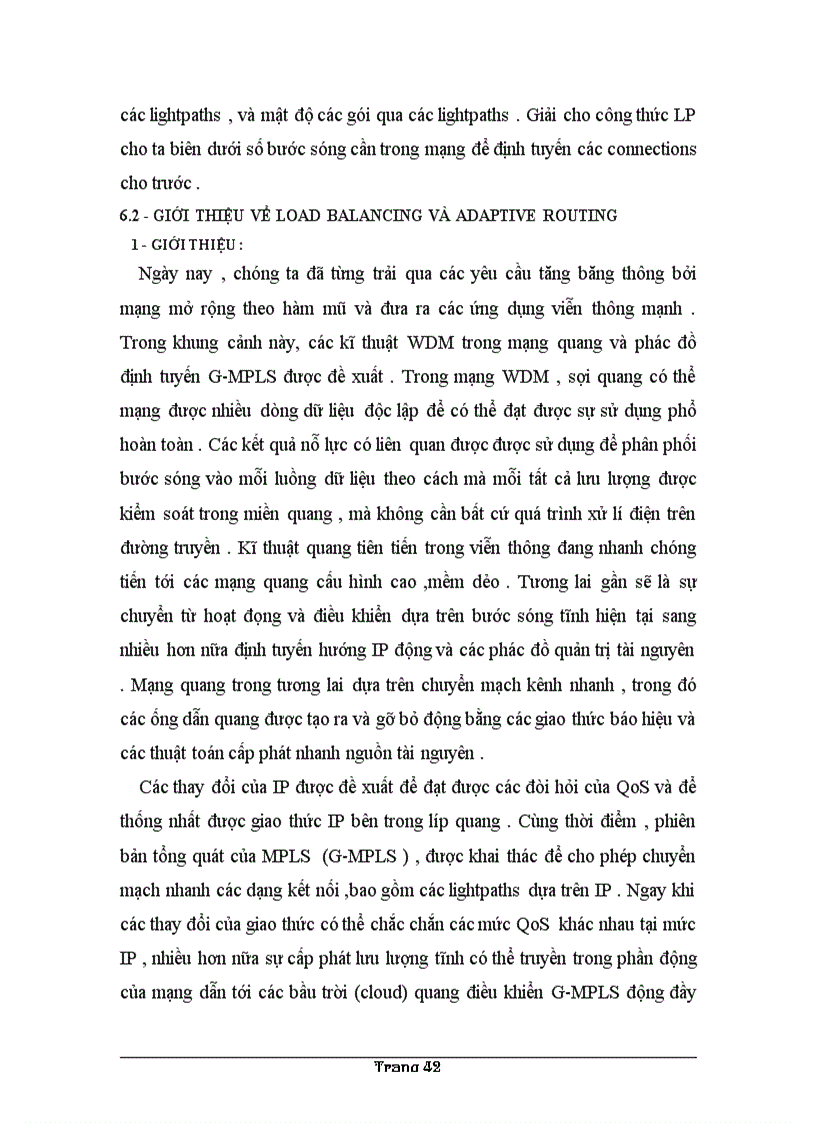 image for page Phân loại và ứng dụng bài toán RWA trong phân bổ và quản lý lightpath