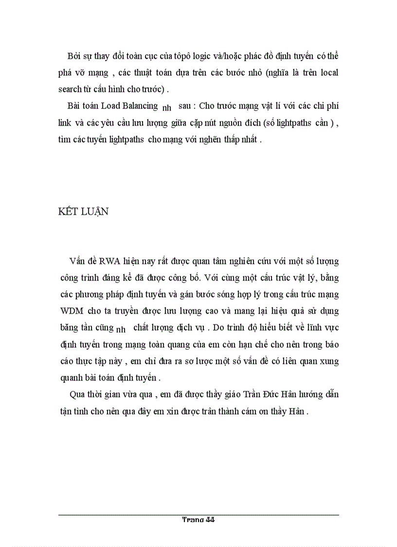 image for page Phân loại và ứng dụng bài toán RWA trong phân bổ và quản lý lightpath