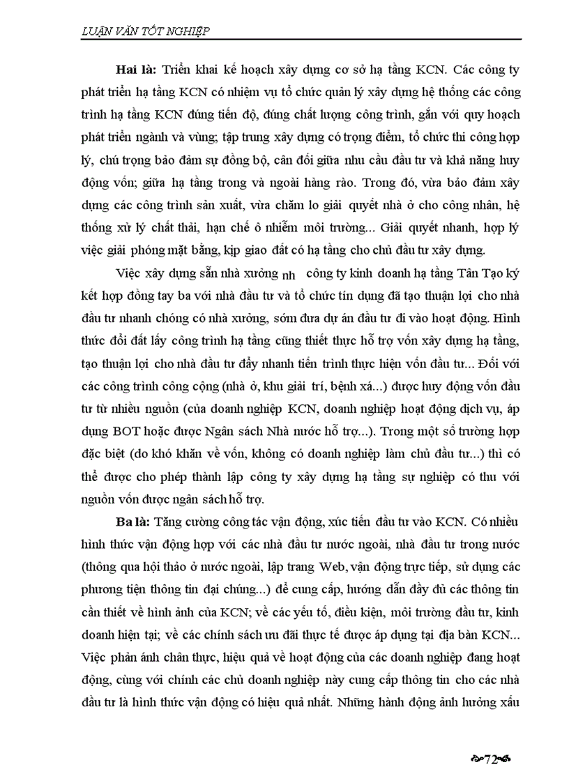 image for page Một số giải pháp phát triển các khu công nghiệp nhằm phát triển kinh tế xã hội trên địa bàn TP Hồ Chí Minh đến năm 2010