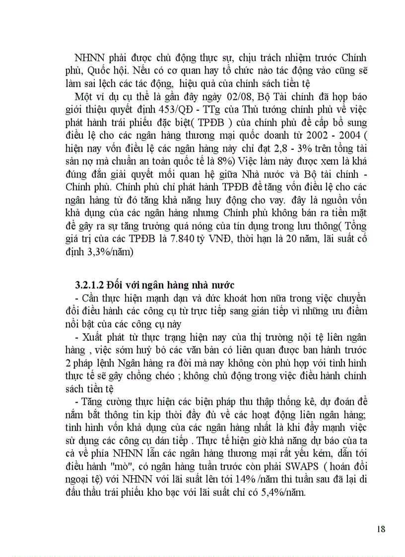 image for page Đánh giá hiệu quả sử dụng các công cụ chính sách tiền tệ ở Việt nam trong thập kỷ 90 và những năm đầu thế kỷ XXI