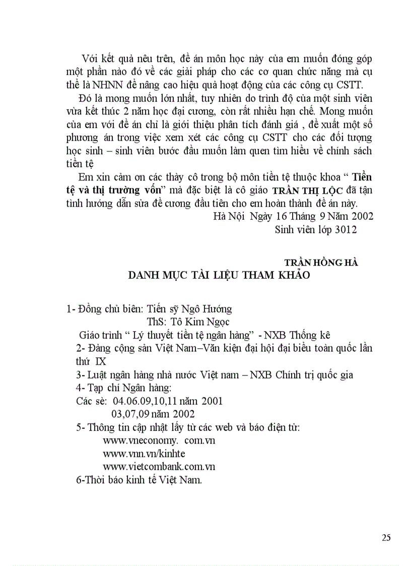image for page Đánh giá hiệu quả sử dụng các công cụ chính sách tiền tệ ở Việt nam trong thập kỷ 90 và những năm đầu thế kỷ XXI
