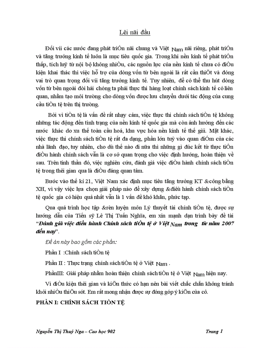 image for page Đánh giá việc điều hành Chính sách tiền tệ ở Việt Nam trong từ năm 2007 đến nay
