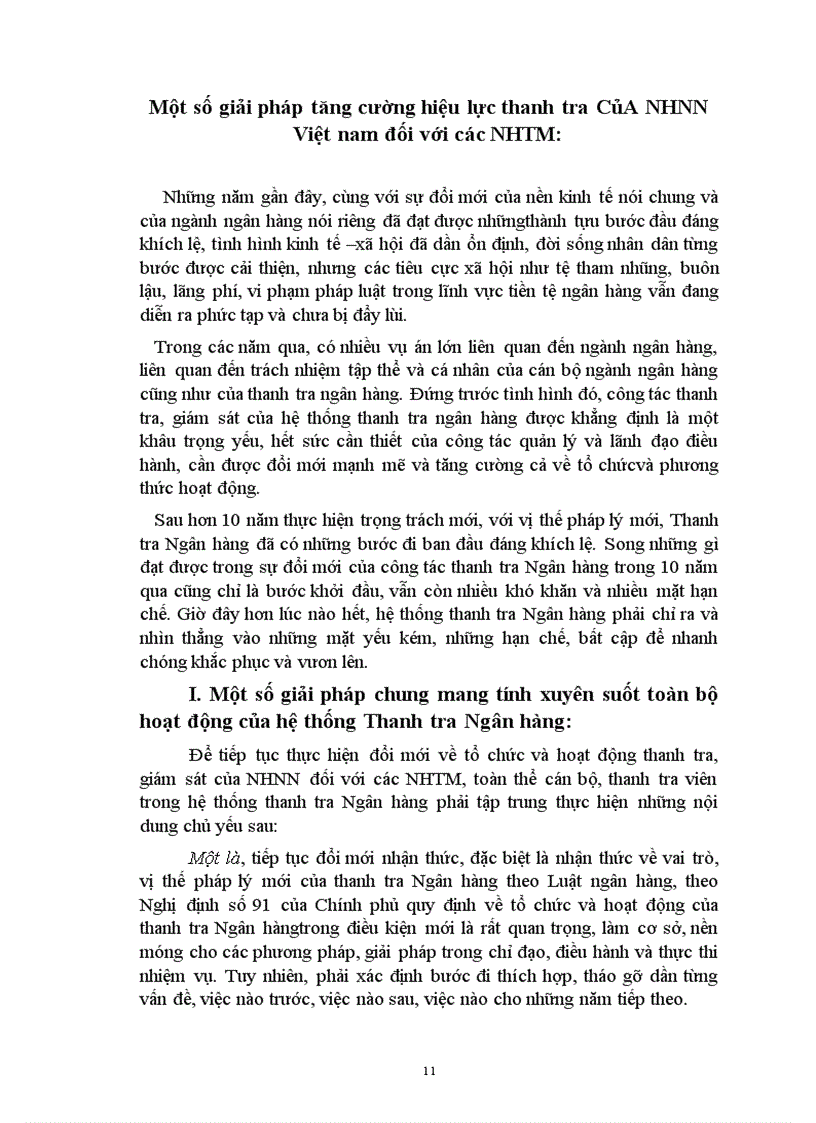image for page Thực trạng hoạt động của thanh tra NHNN Việt nam trong thời gian qua 1
