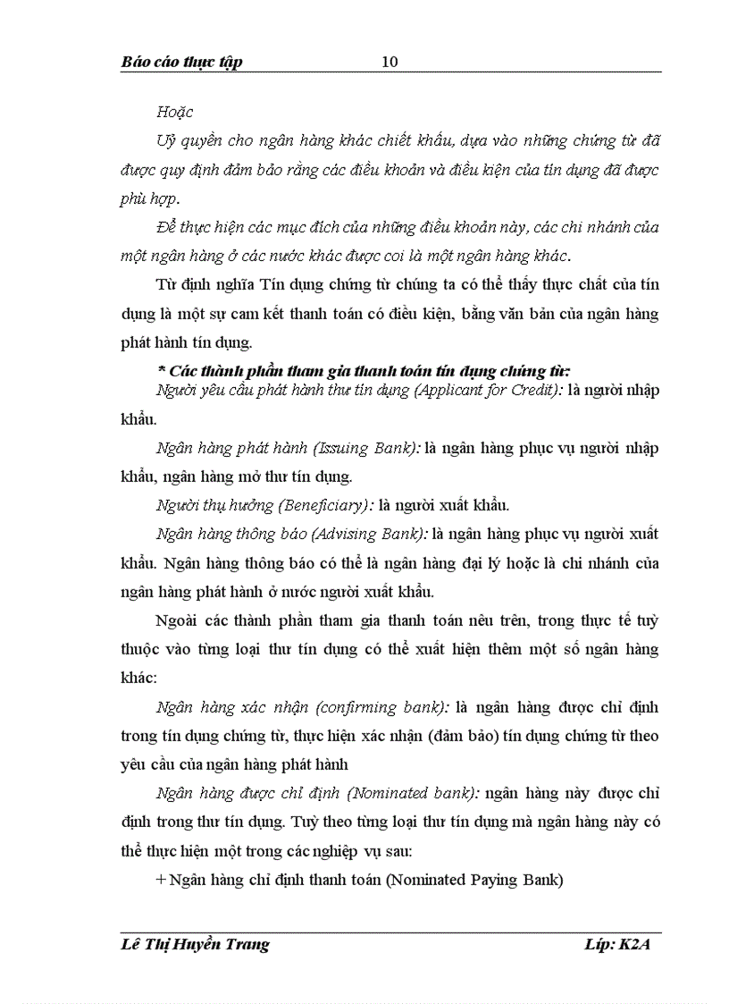 image for page Giải pháp nâng cao chất lượng thanh toán tín dụng chứng từ tại Ngân hàng Đầu tư và Phát triển Việt Nam Chi nhánh Móng Cái