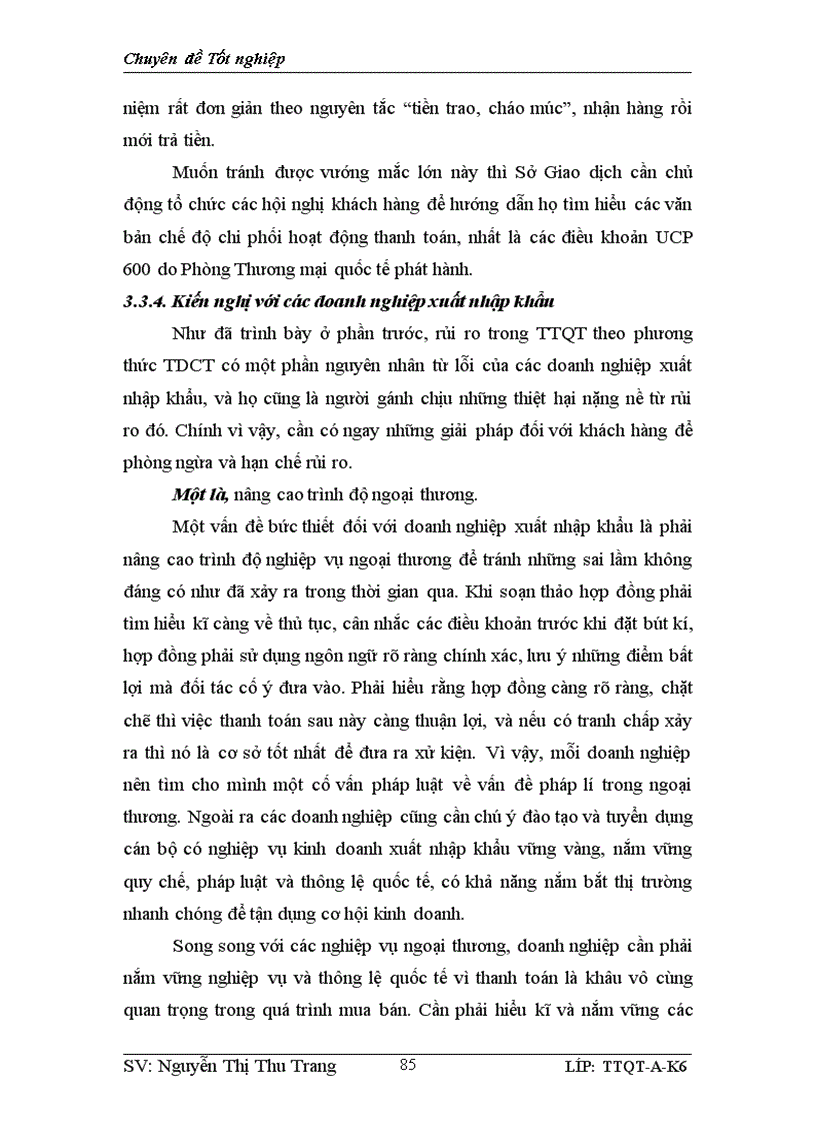 image for page Giải pháp hạn chế rủi ro thanh toán tín dụng chứng từ tại Sở giao dịch Ngân hàng nông nghiệp và phát triển nông thôn Việt Nam