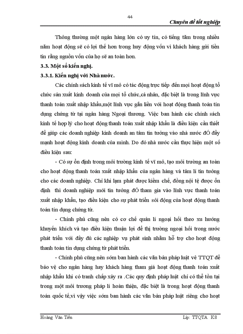 image for page Giải pháp nâng cao chất lượng thanh toán tín dụng chứng từ tại NHNo PTNT chi nhánh Nam Hà Nội