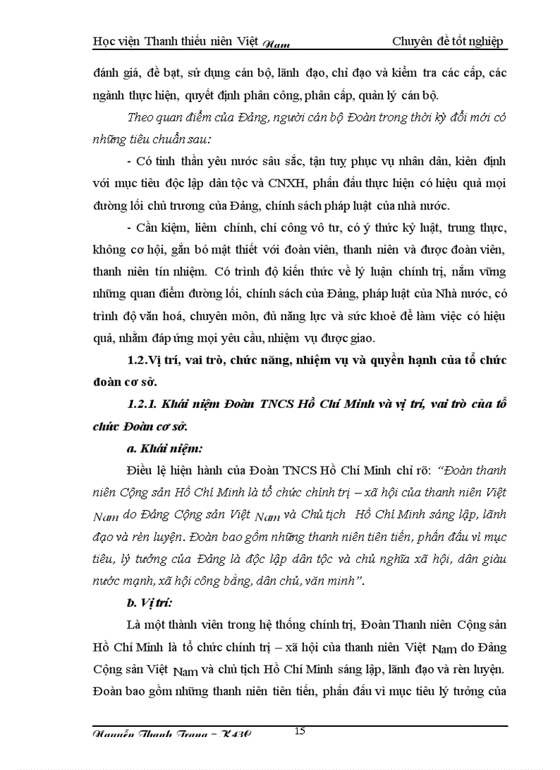 image for page Thực trạng và một số giải pháp nhằm nâng cao chất lượng đội ngũ cán bộ Đoàn trên địa bàn Huyện Đoan Hùng tỉnh Phú Thọ