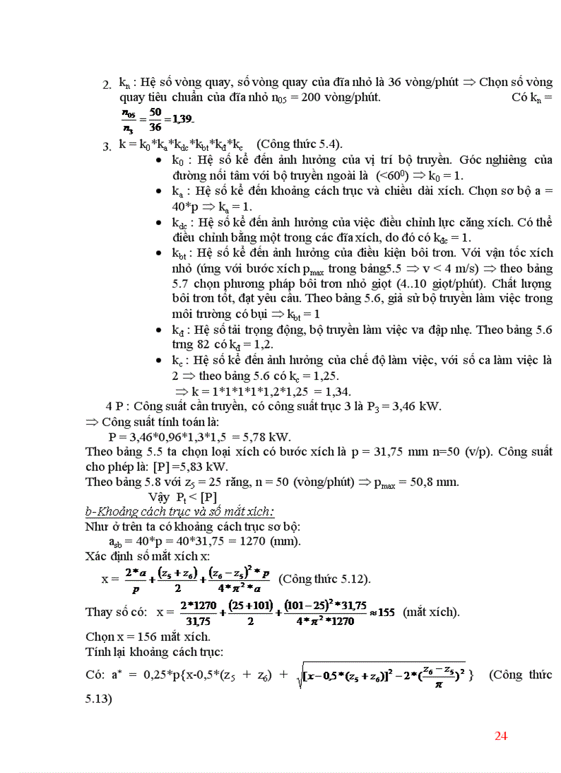 image for page Thiết kế hệ thống dẫn động băng tải