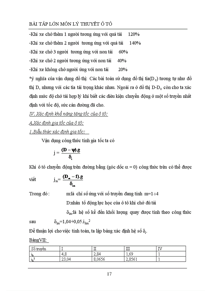 image for page Xây dựng đồ thị các chỉ tiêu động lực học của ô tô