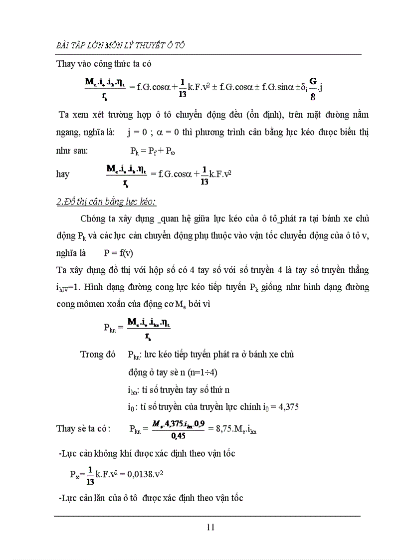 image for page Xây dựng đồ thị các chỉ tiêu động lực học của ô tô 1