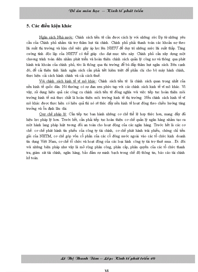 image for page Vai trò của chính sách tiền tệ trong việc điều tiết hoạt động kinh tế vĩ mô của Việt Nam giai đoạn 1996 2000