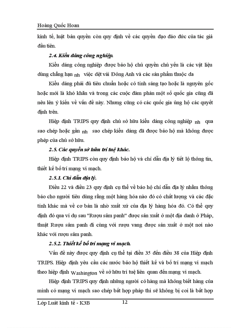 image for page Những nội dung cơ bản của hiệp định trips