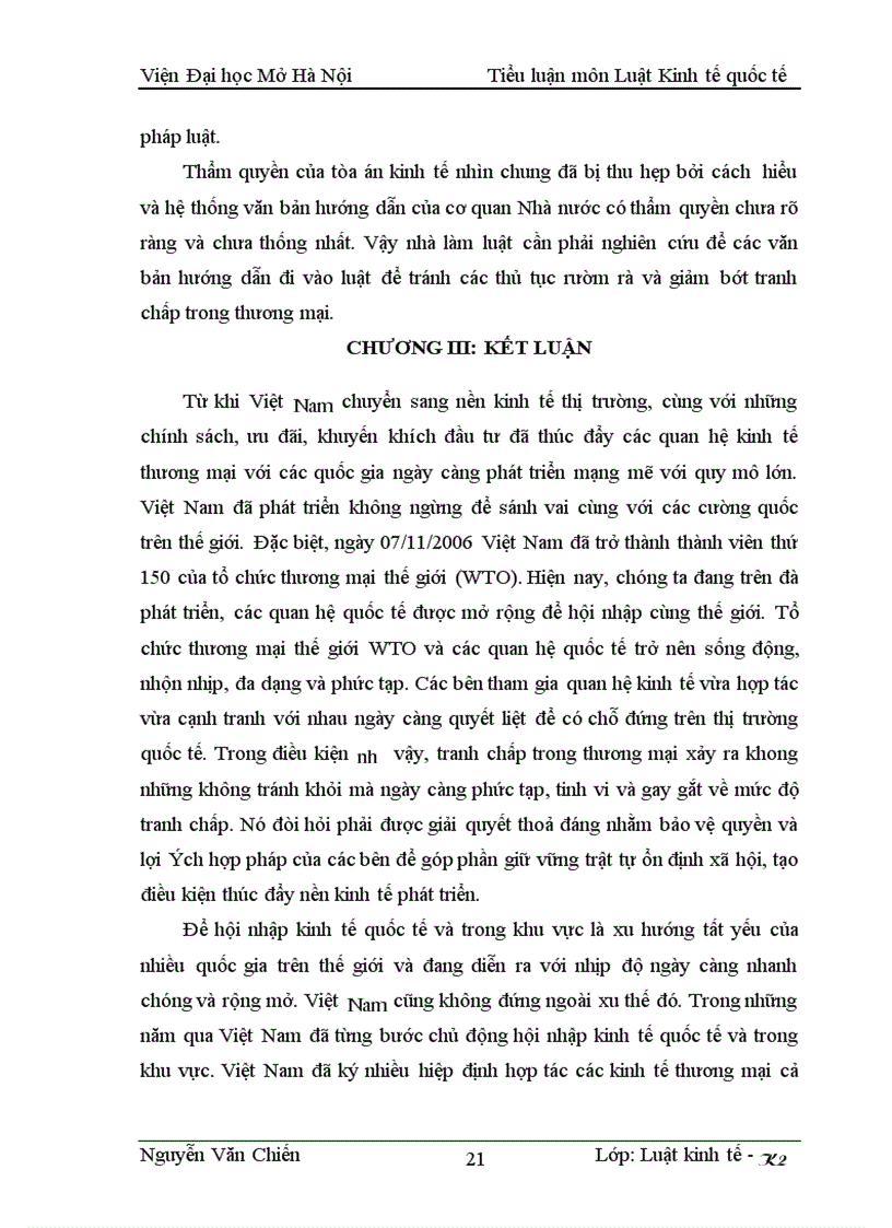 image for page Pháp luật về giải quyết tranh chấp thương mại quốc tế